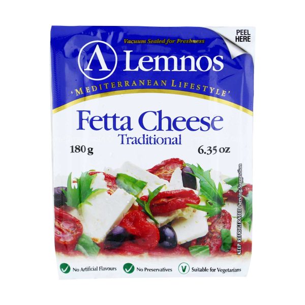 Lemnos Fetta Cheese Traditional 180g Hot on Sale