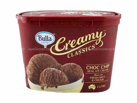 Bulla Creamy Classic Chocolate Chip Ice Cream Tub 2L on Sale