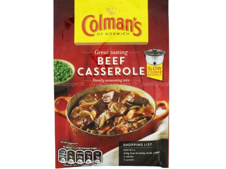 Colman’s Of Norwich Beef Casserole Seasoning Mix 40g Supply