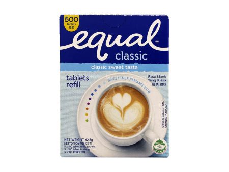 Equal Classic Sweetener Tablets Refill Pack 42.5g For Discount