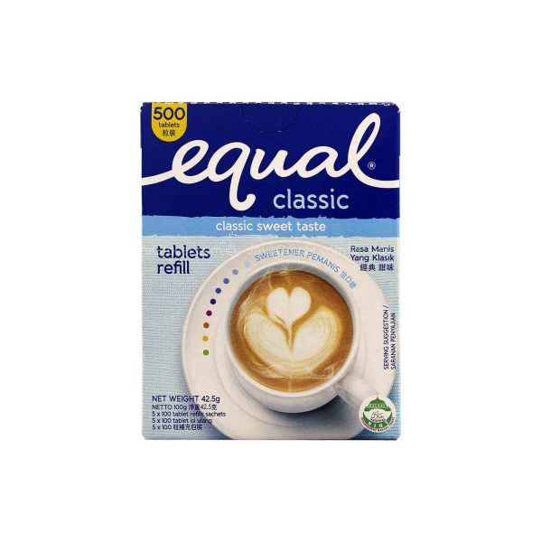 Equal Classic Sweetener Tablets Refill Pack 42.5g For Discount