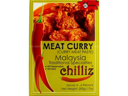 Chilliz Meat Curry Paste 200g Sale