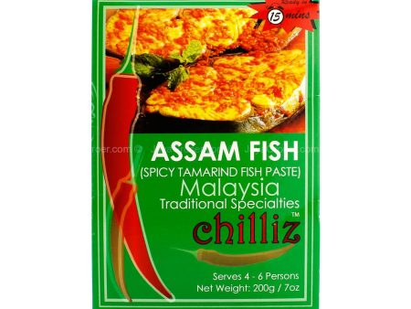 Chilliz Assam Fish Paste 200g For Sale