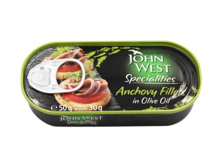 John West Specialities Anchovy Fillets in Olive Oil 50g Online