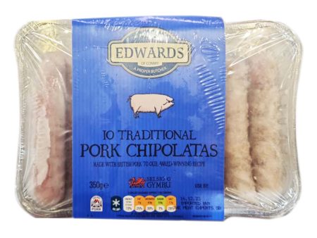 [NON-HALAL] Edwards of Conwy 6 Traditional Pork Sausages 350g For Sale