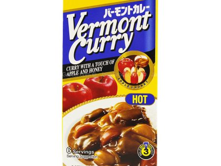 House Foods Vermont Hot Curry with Apple & Honey Sauce Mix 115g Supply