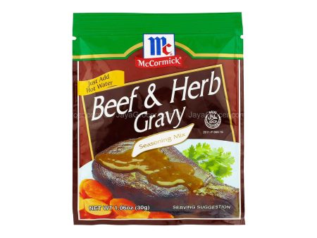 McCormick Beef & Herb Gravy Seasoning Mix 30g Online Sale