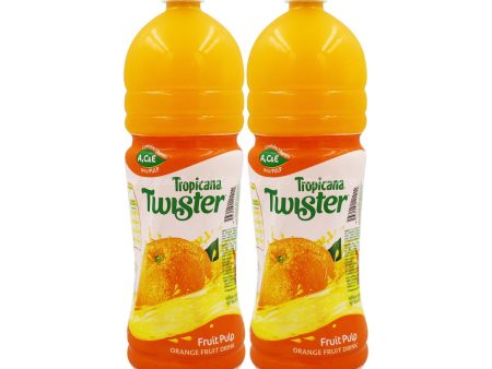 Twister Sealed Twin Pack Orange 1.5L x 2 Supply