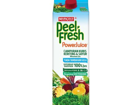 Marigold Peel Fresh Power Juice No Added Sugar Mixed Kale & Veggie Juice Drink 1L Hot on Sale