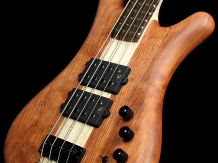 Warwick Custom Shop Corvette NT Bubinga Electric Bass Guitar Natural Oil on Sale