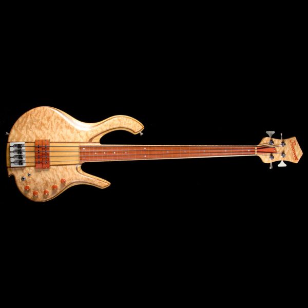 Mike Browne Design Gnome Fretless 4 Bass Guitar Natural 2009 Sale