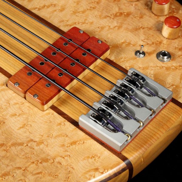 Mike Browne Design Gnome Fretless 4 Bass Guitar Natural 2009 Sale