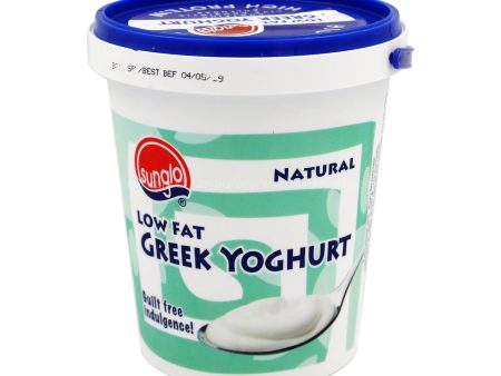 Sunglo Natural Low Fat Greek Yoghurt 900g Fashion