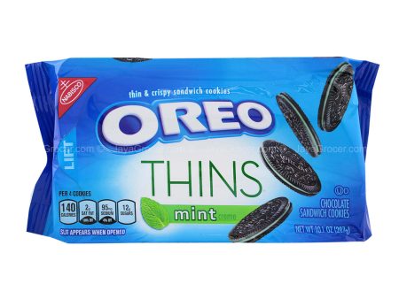 Oreo Thins Mint Creme (USA) 368g Hot on Sale