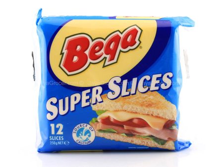 Bega Cheddar Chesse Super Slices 250g Supply