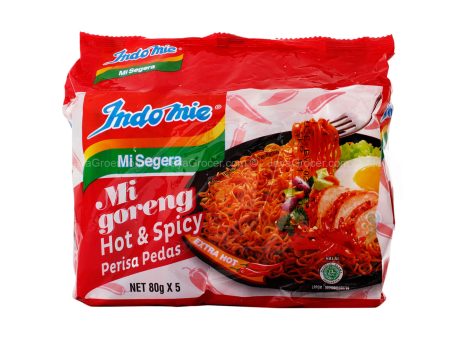 Indomie Mi Goreng Hot & Spicy 80g x 5 Discount