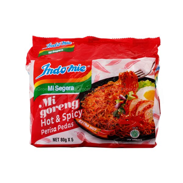 Indomie Mi Goreng Hot & Spicy 80g x 5 Discount