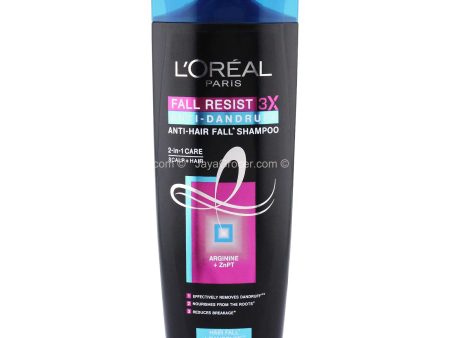 LOREAL SHP-FALL RESIST 3X A DAND 330ML For Sale