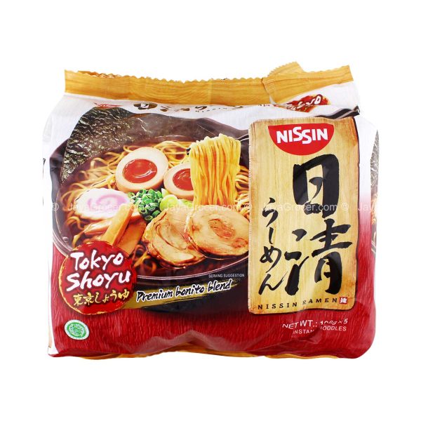 Nissin Tokyo Shoyu Japanese Ramen Instant Noodle 116g x 5 Cheap