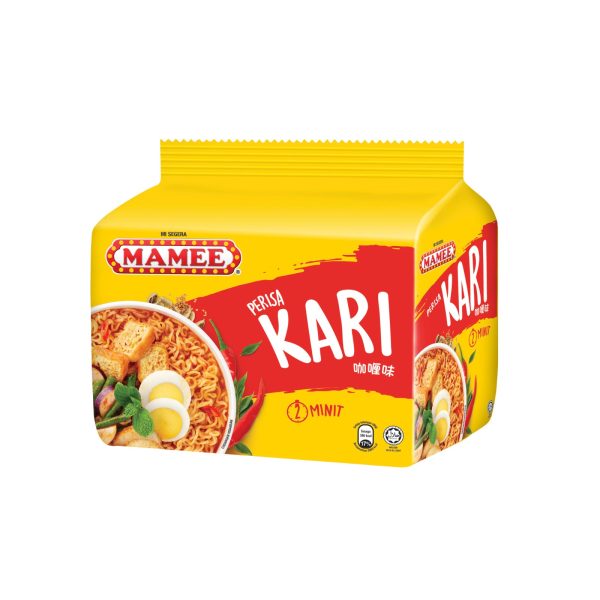 Mamee Curry Flavour Instant Noodle 75g x 5 Discount