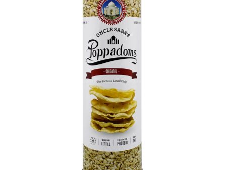 Uncle Sabas Poppadam Original Flavour 70g on Sale