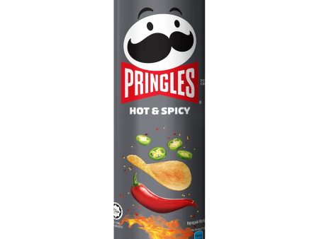 Pringles Hot and Spicy Potato Crisps 102g Cheap